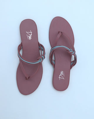 Thong flip flop Flat - Mulberry