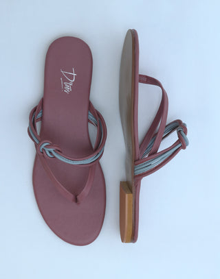 Thong flip flop Flat - Mulberry