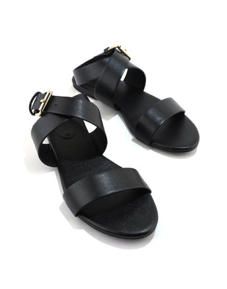 Ankle Wrap Black - Sandal